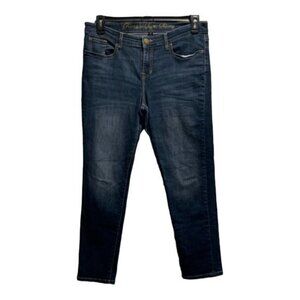 Gap Denim Blue Cropped 26.5" Jeans Premium Super Skinny Size 12/31 GUC #0310